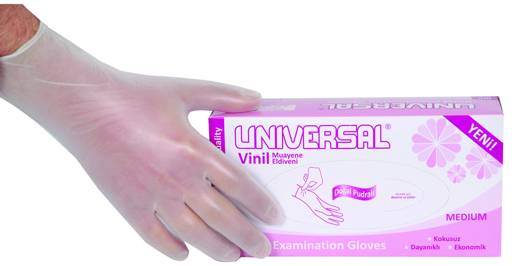Universal Beyaz Vinil Muayene…